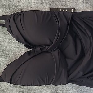 NWT Boston Proper Flattering Swim Sense Twist Front One Piece Swimsuit